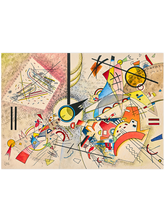 Kandinsky Bustling Aquarelle - Art Print